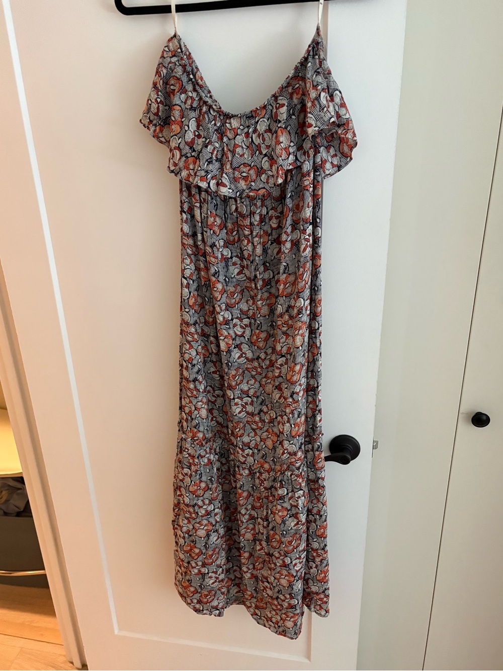 Quicksilver floral maxi dress size Large